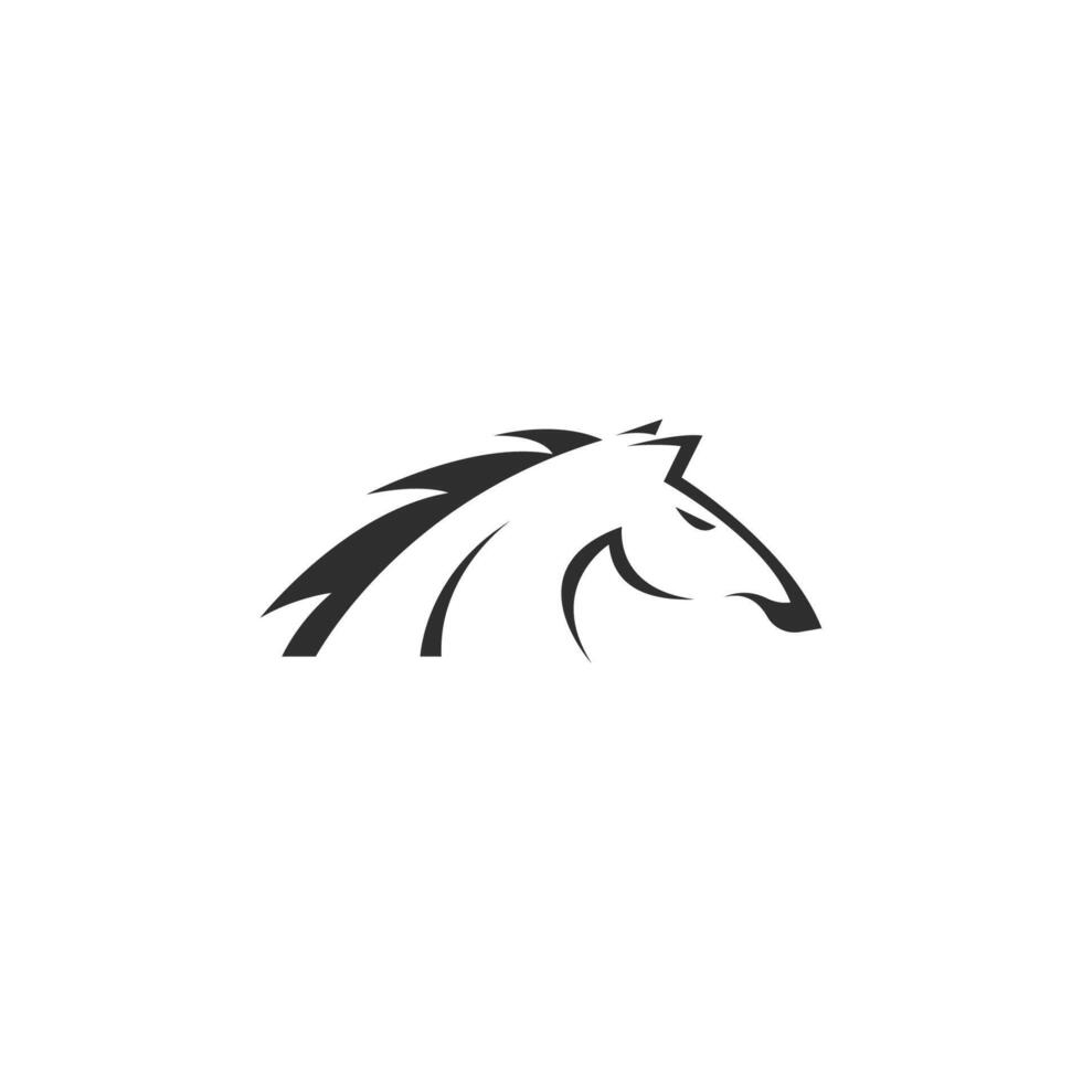 Horse logo icon design template vector