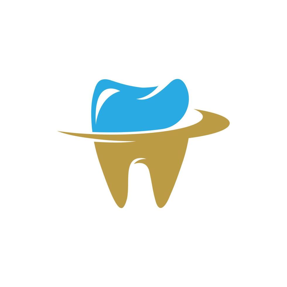 Diseño de ilustración de vector de plantilla de icono de logotipo dental