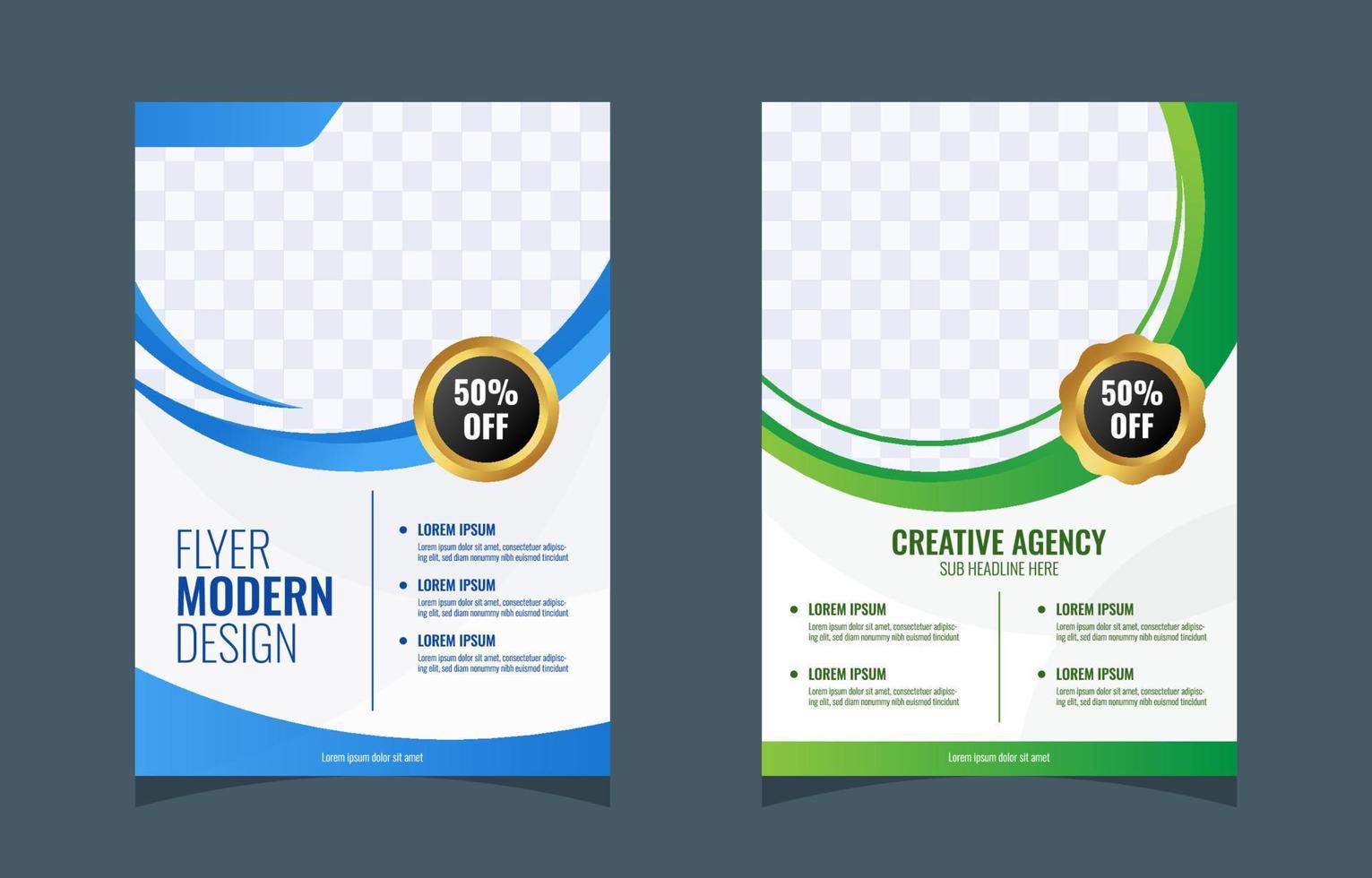 Modern Business Flyer Template vector