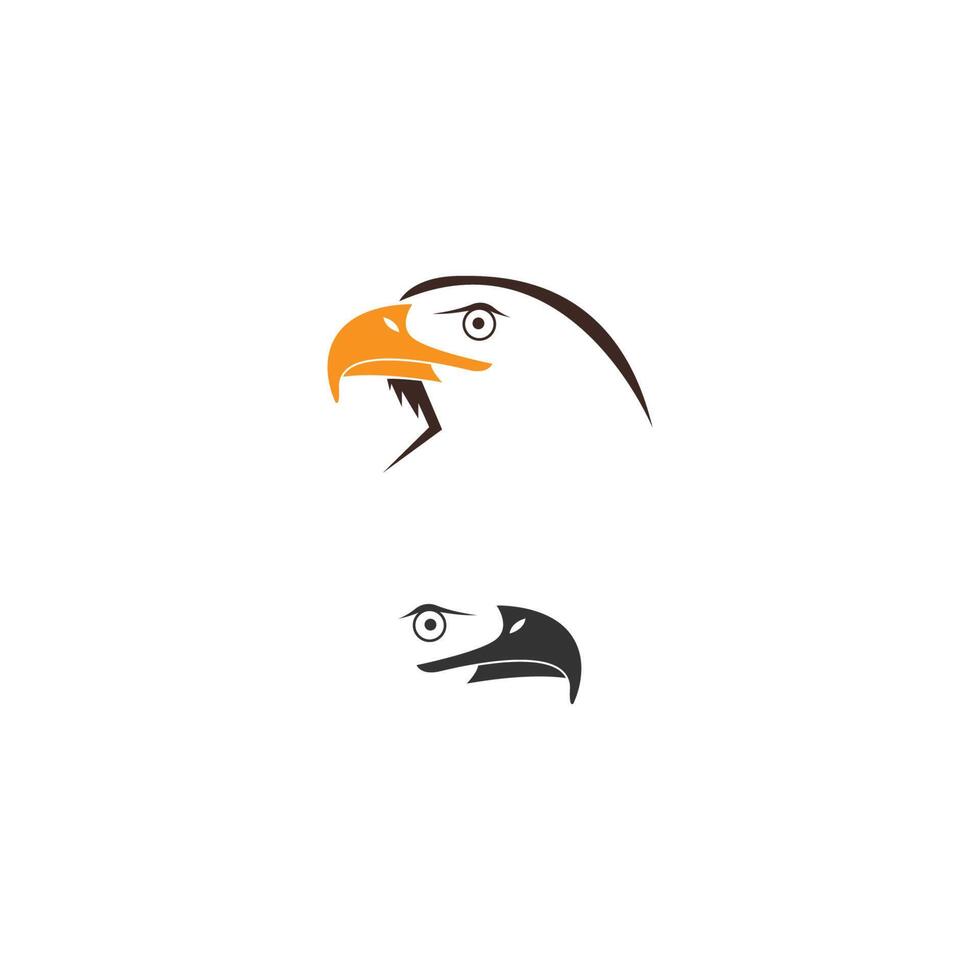 Falcon, Eagle Bird Logo Icon Design Vector Template