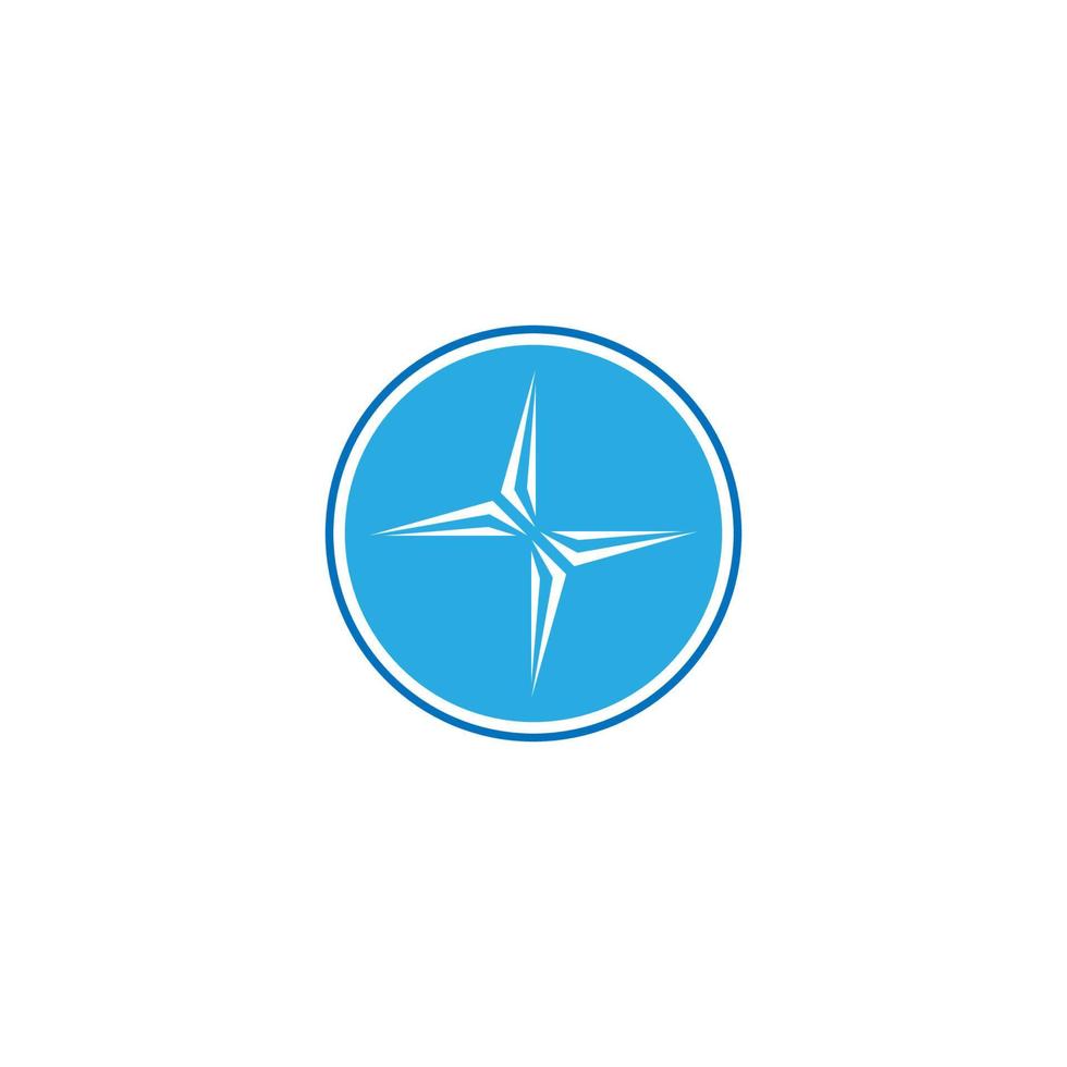 Compass Logo Template icon illustration design vector