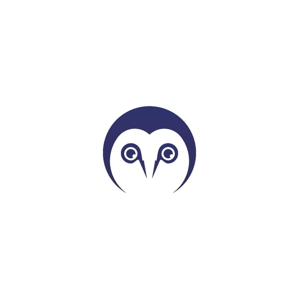 Owl logo vector icon design template