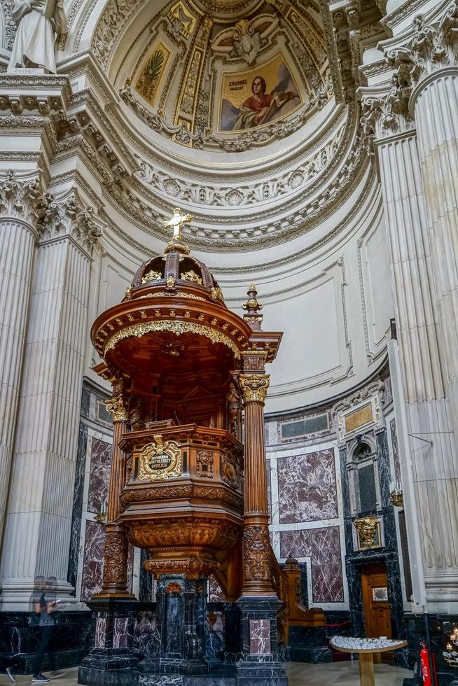 Berlin, Germany, 2014. Detail of the Cathedral in Berlin photo