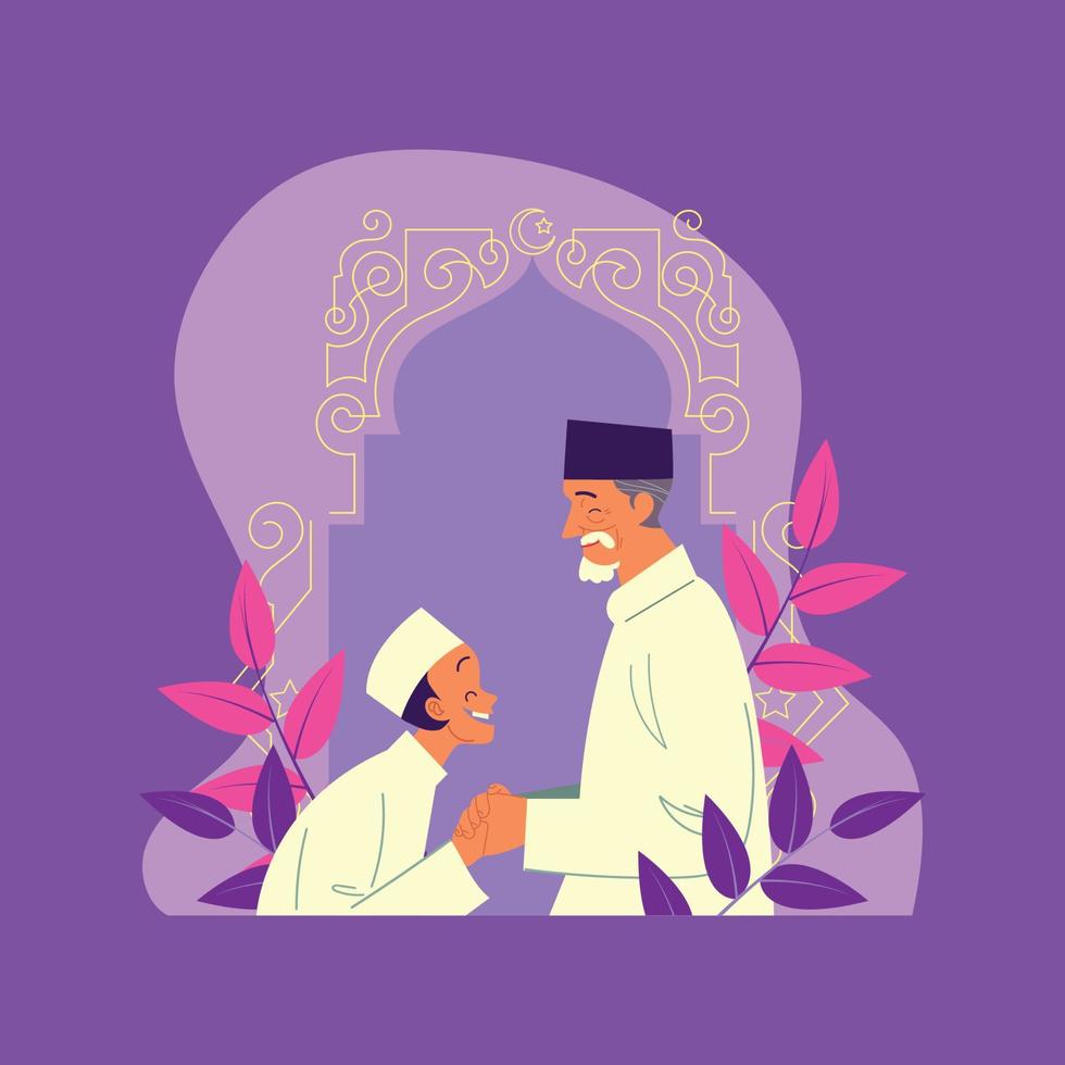 Eid Mubarak Celebration vector