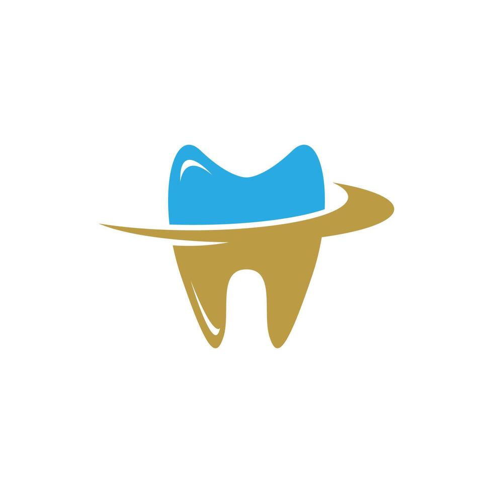 Diseño de ilustración de vector de plantilla de icono de logotipo dental