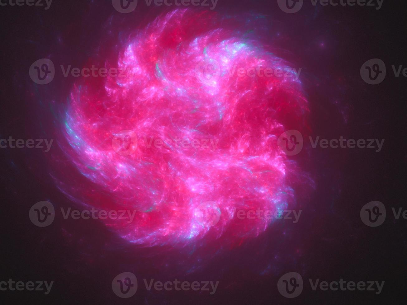 Abstract fractal art background, suggestive of astronomy and nebula. Computer generated fractal illustration art nebula. photo