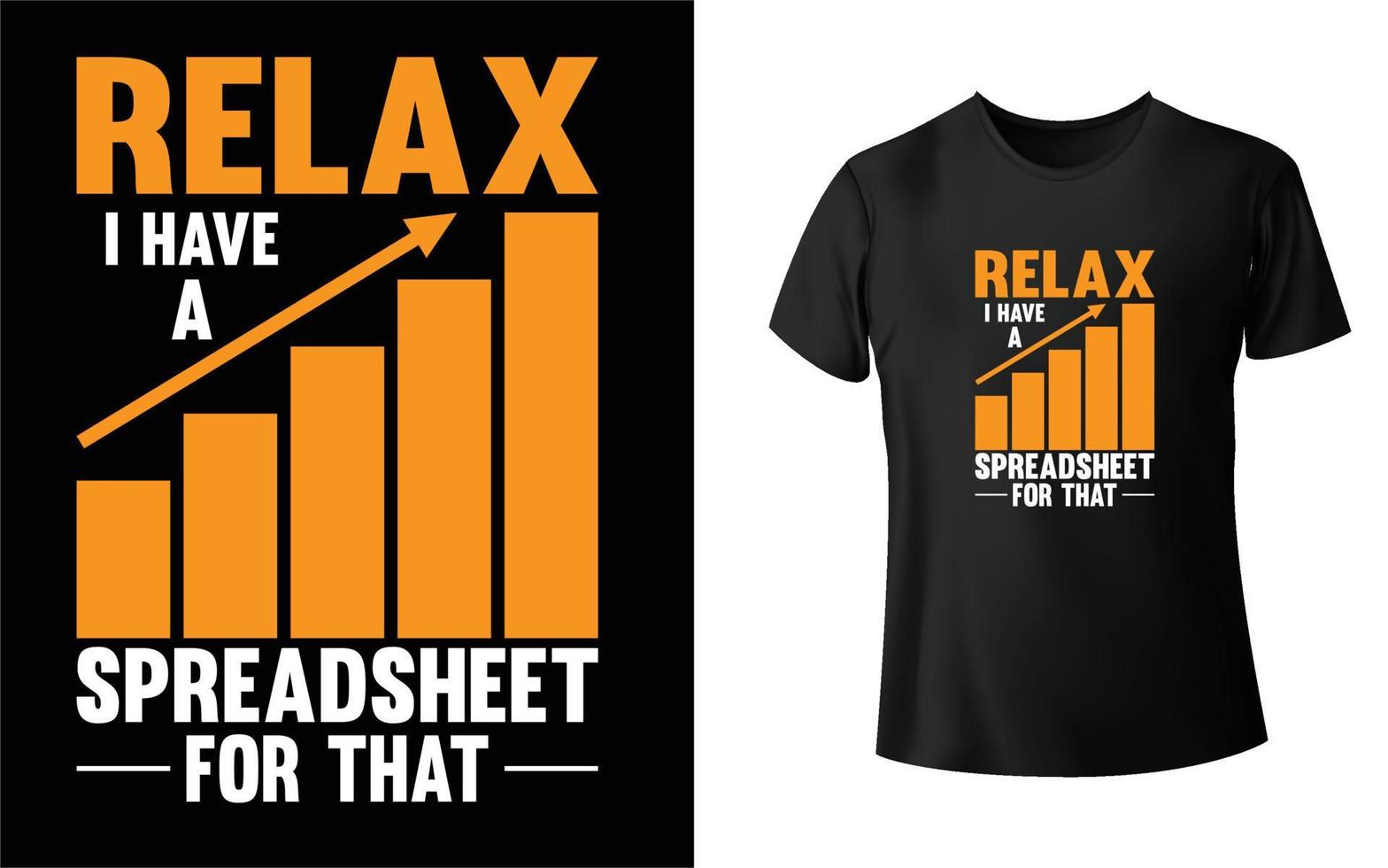 I have a spreadsheet for that t shirt design vector