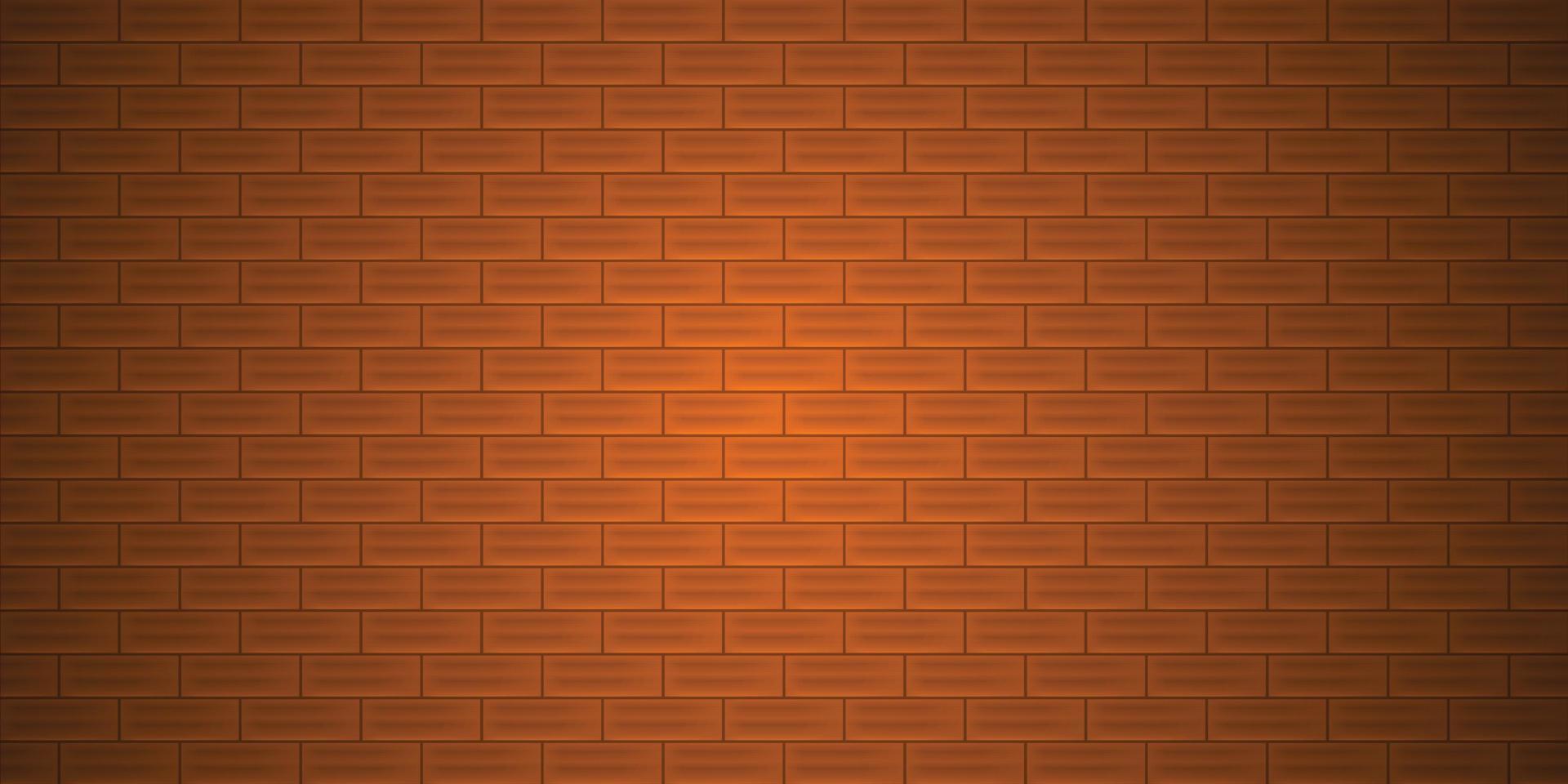 Brown brick wall abstract backgrounds light textured wallpaper backdrop template pattern seamless vector and illustration