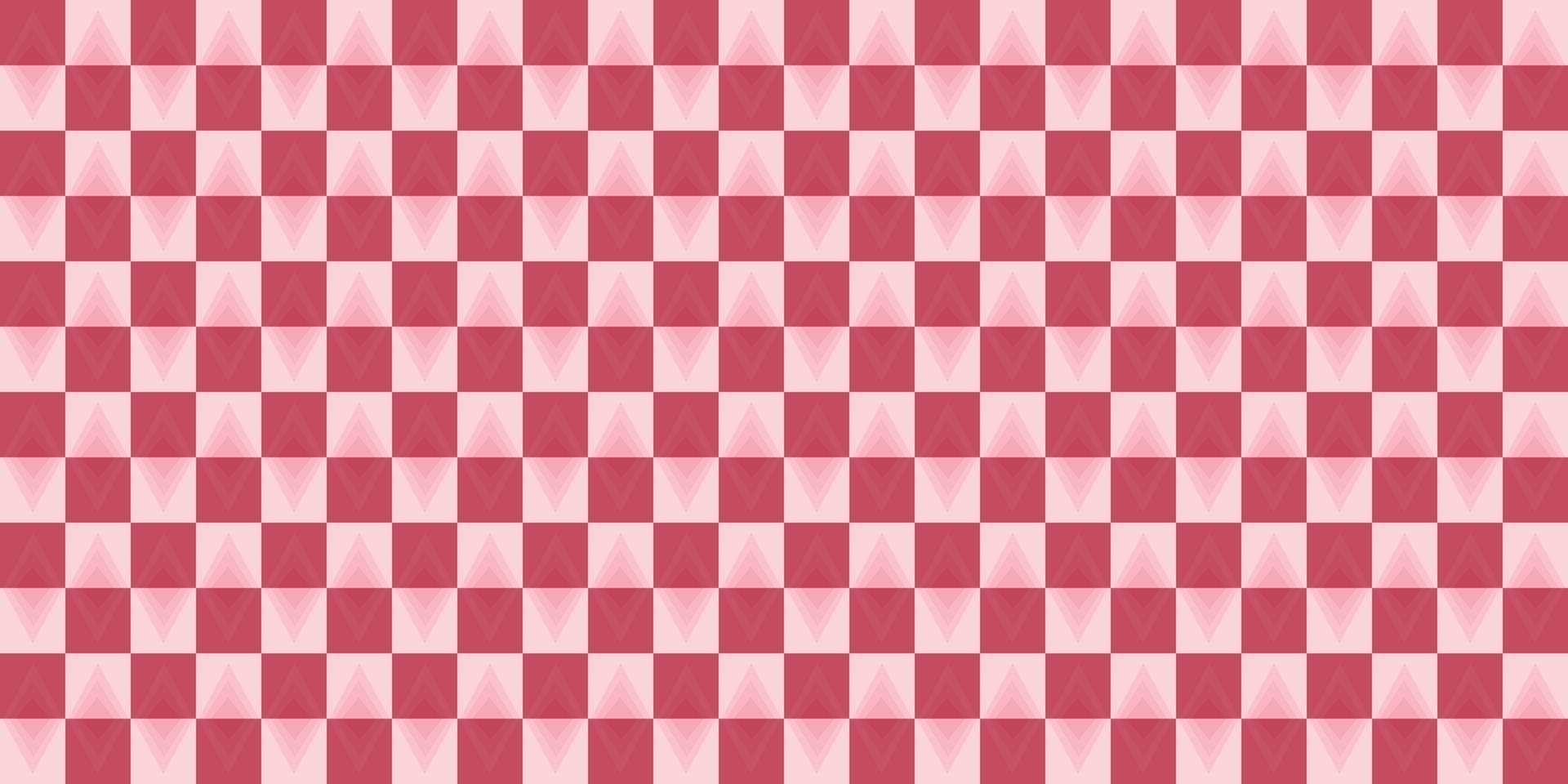 Plaid fabric textile tartan red triangle cloth abstract background texture wallpaper paper template pattern seamless vector illustration