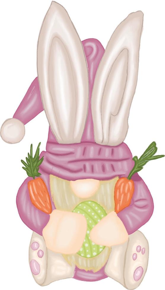 Easter Gnome Element vector