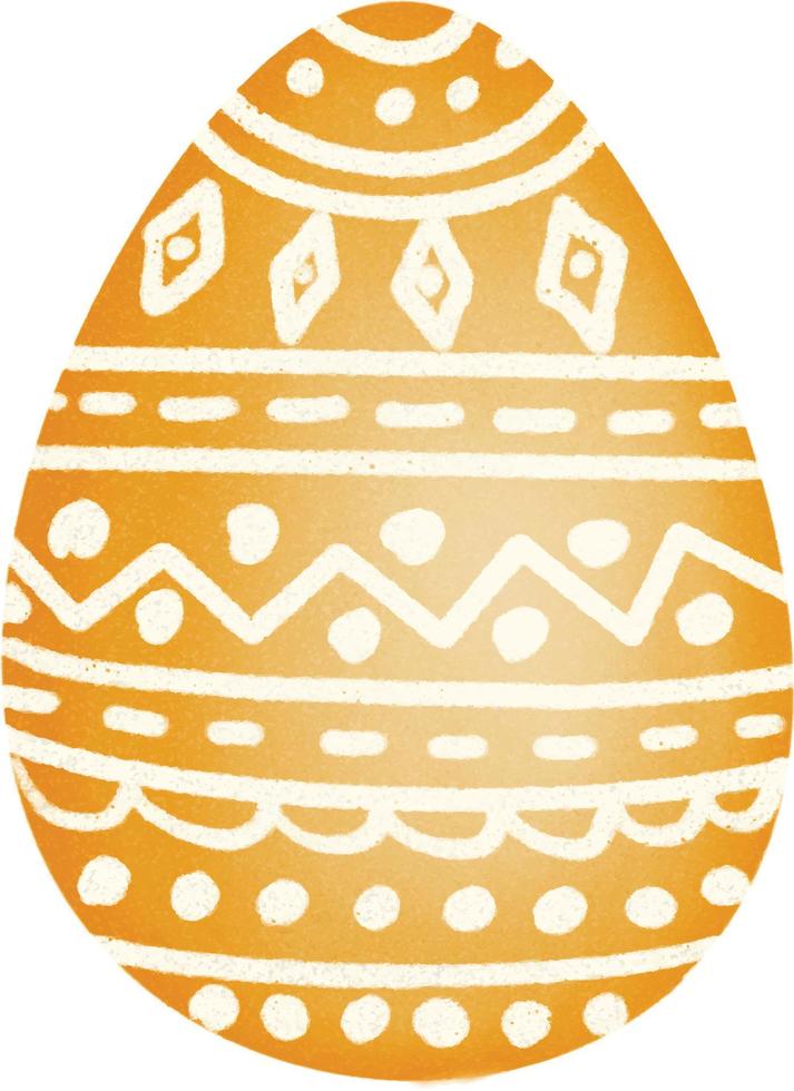 clipart de elemento de acuarela de pascua vector