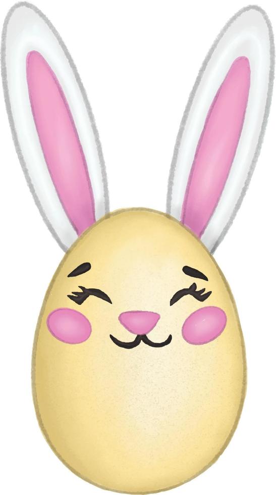 clipart de elemento de acuarela de pascua vector