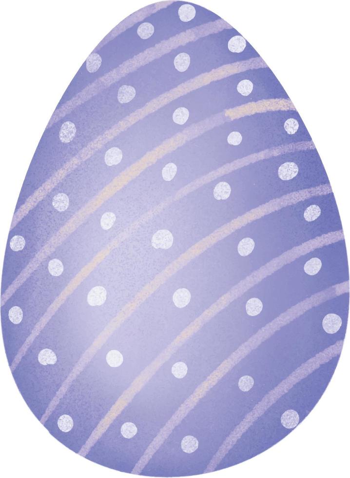 clipart de elemento de acuarela de pascua vector