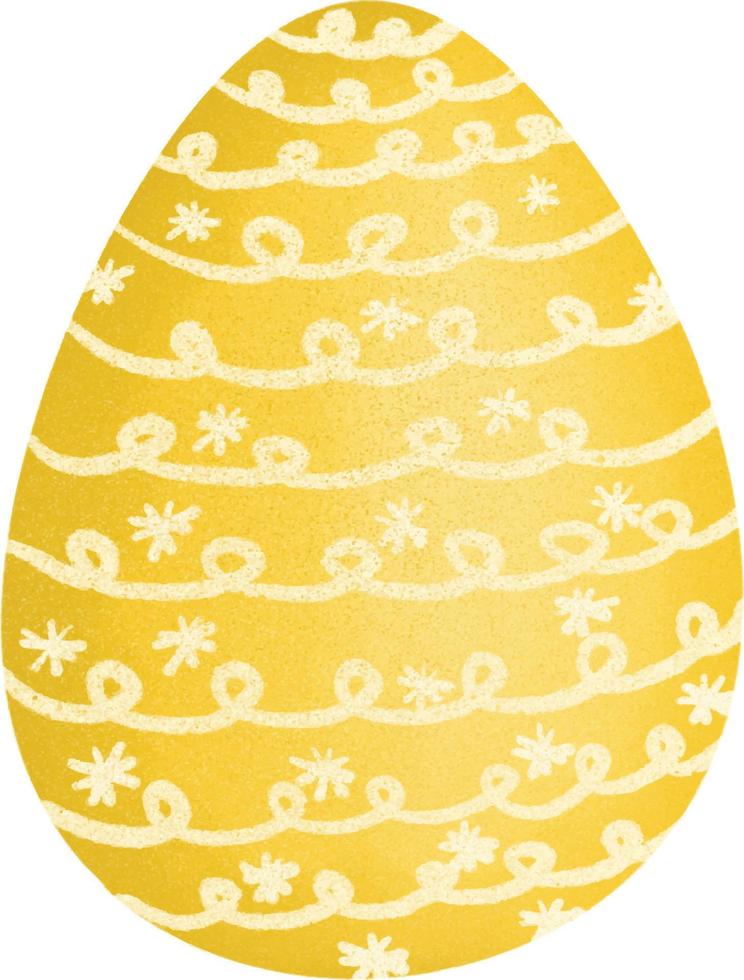 clipart de elemento de acuarela de pascua vector