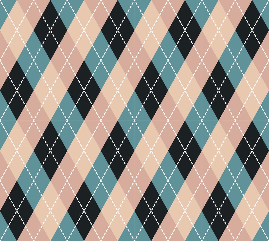Argyle Pattern vector ,Fabric texture background