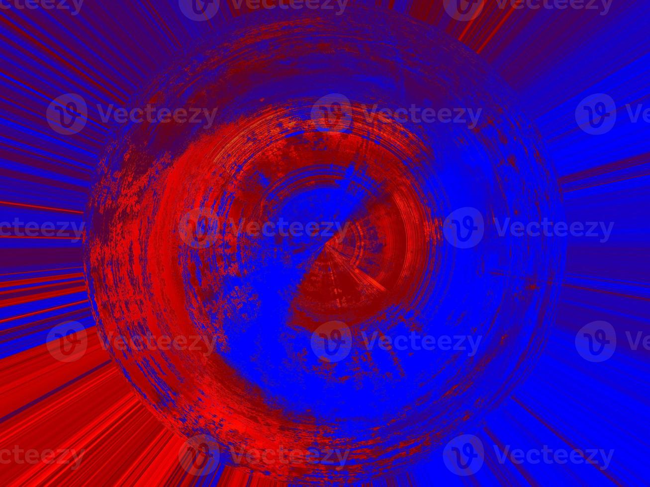 Abstract background in red and blue, with a spectacular rhythm and inserts. photo