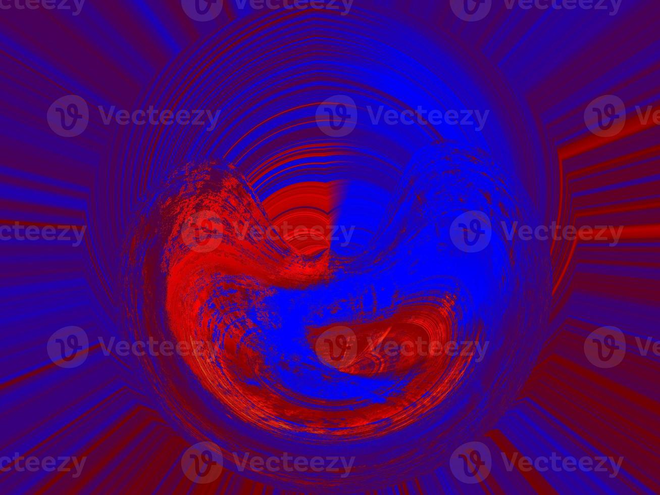 Abstract background in red and blue, with a spectacular rhythm and inserts. photo