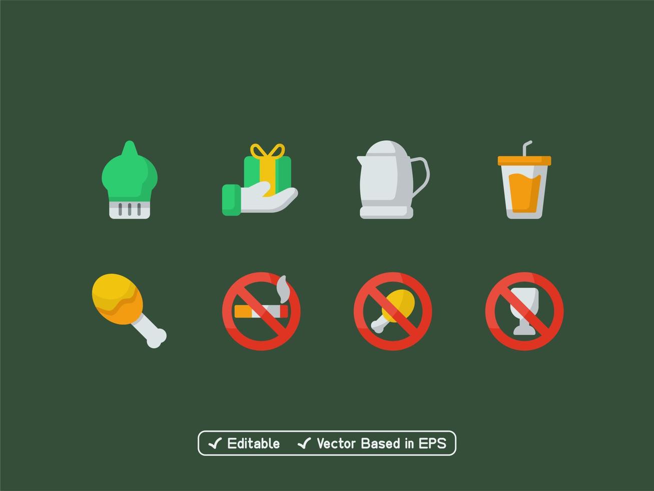 Ramadhan and Islam icon pack vector