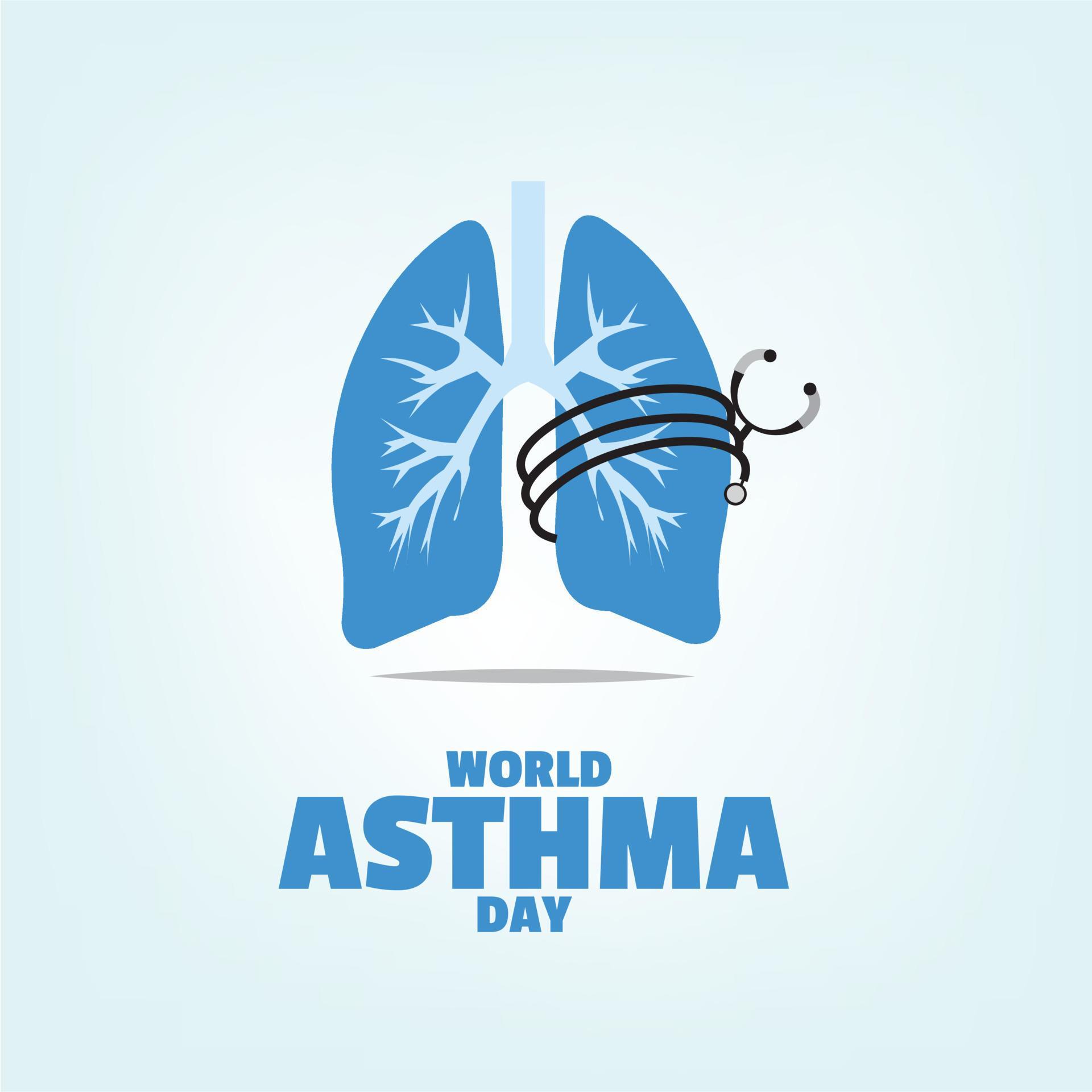 Vector for World Asthma Day. Simple and elegant illustration 6836652 ...