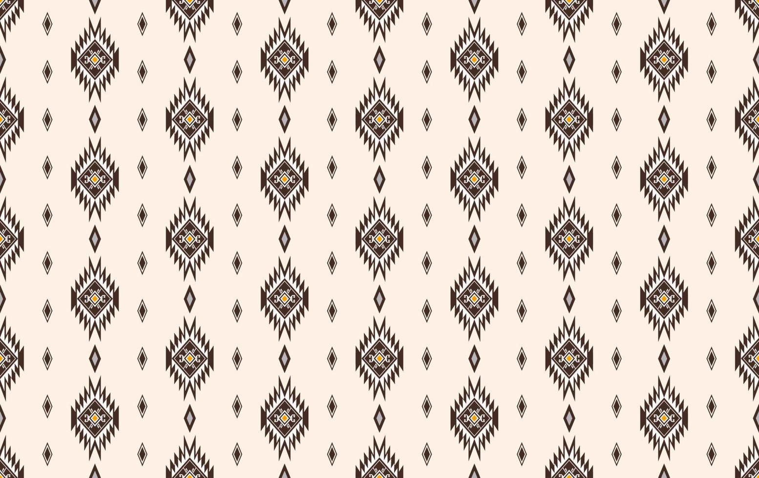 fondo transparente de forma geométrica de rombo de color beige azteca nativo. diseño étnico, tribal, ikat, batik. uso para telas, textiles, elementos de decoración de interiores, tapicería, envoltura. vector