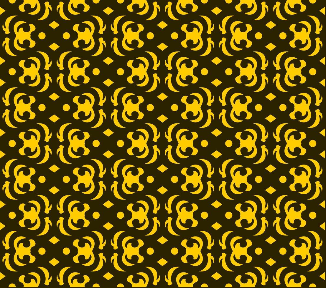 Pattern Batik Gold Diamond Tile for Template Abstract Background Decoration vector