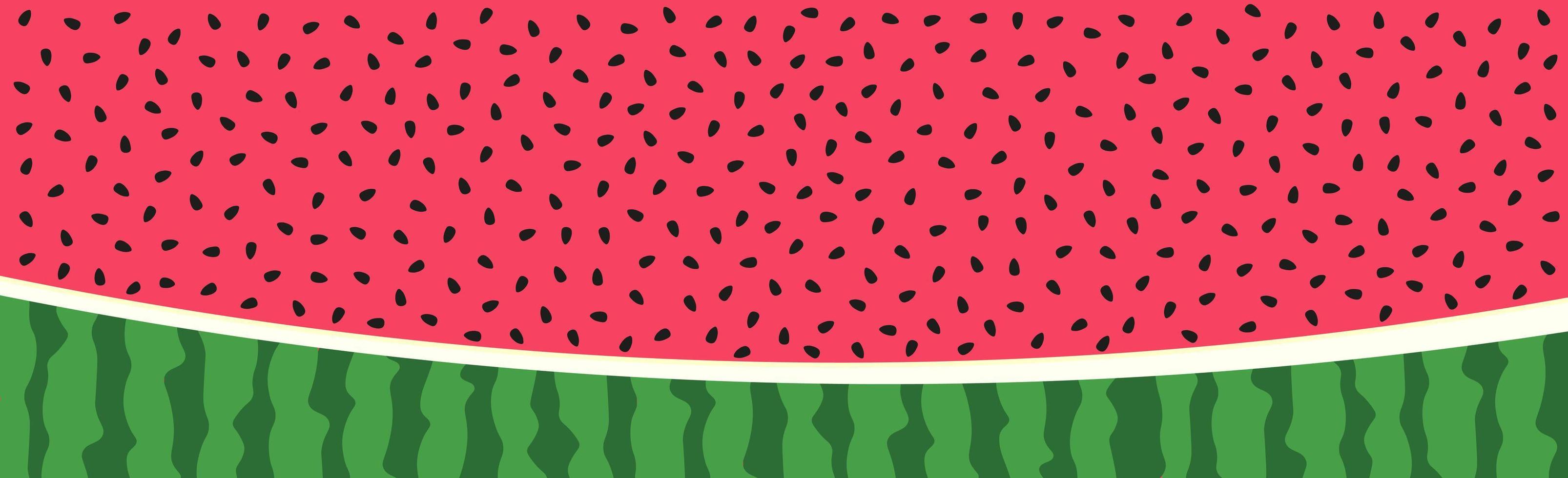 Realistic background of ripe red - pink watermelon - Vector