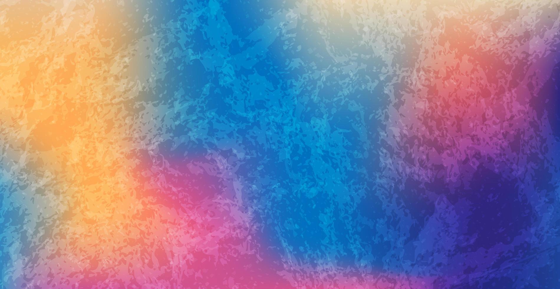 Multicolored abstract textured grunge background template - Vector