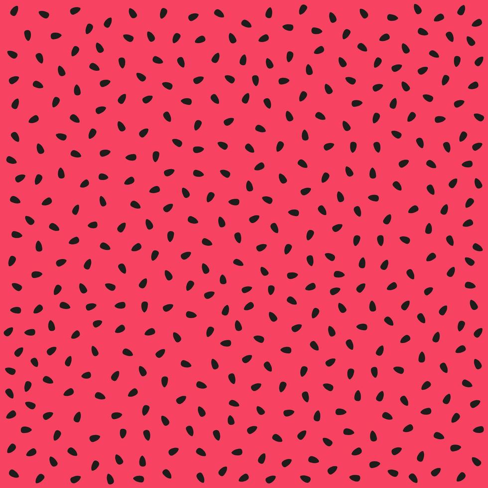 Abstract red - pink watermelon background with seeds - Vector
