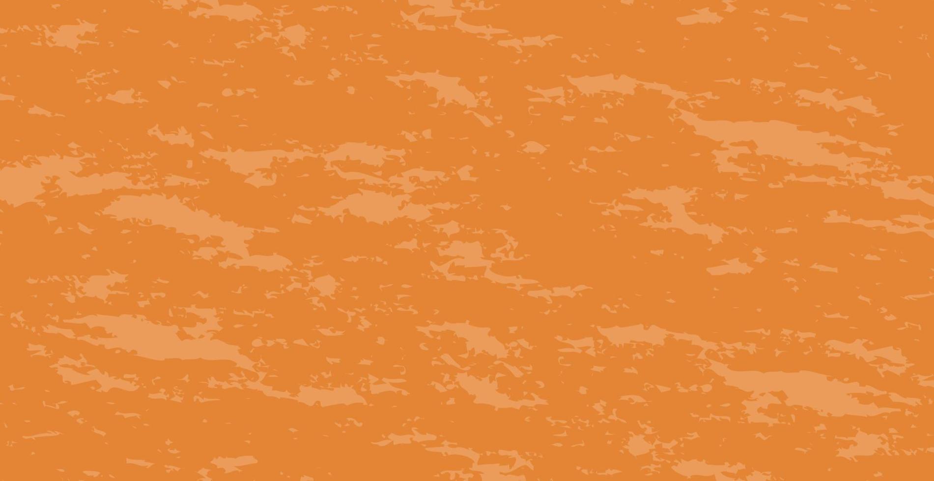 Orange panoramic abstract textured vibrant grunge background - Vector