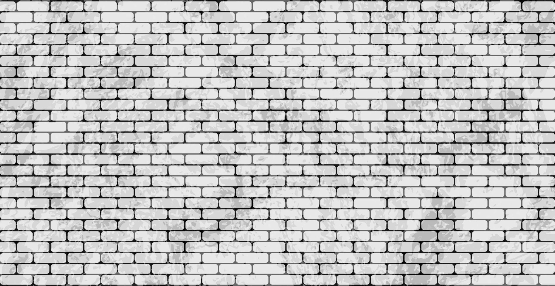 Panoramic background light texture old brickwork - Vector