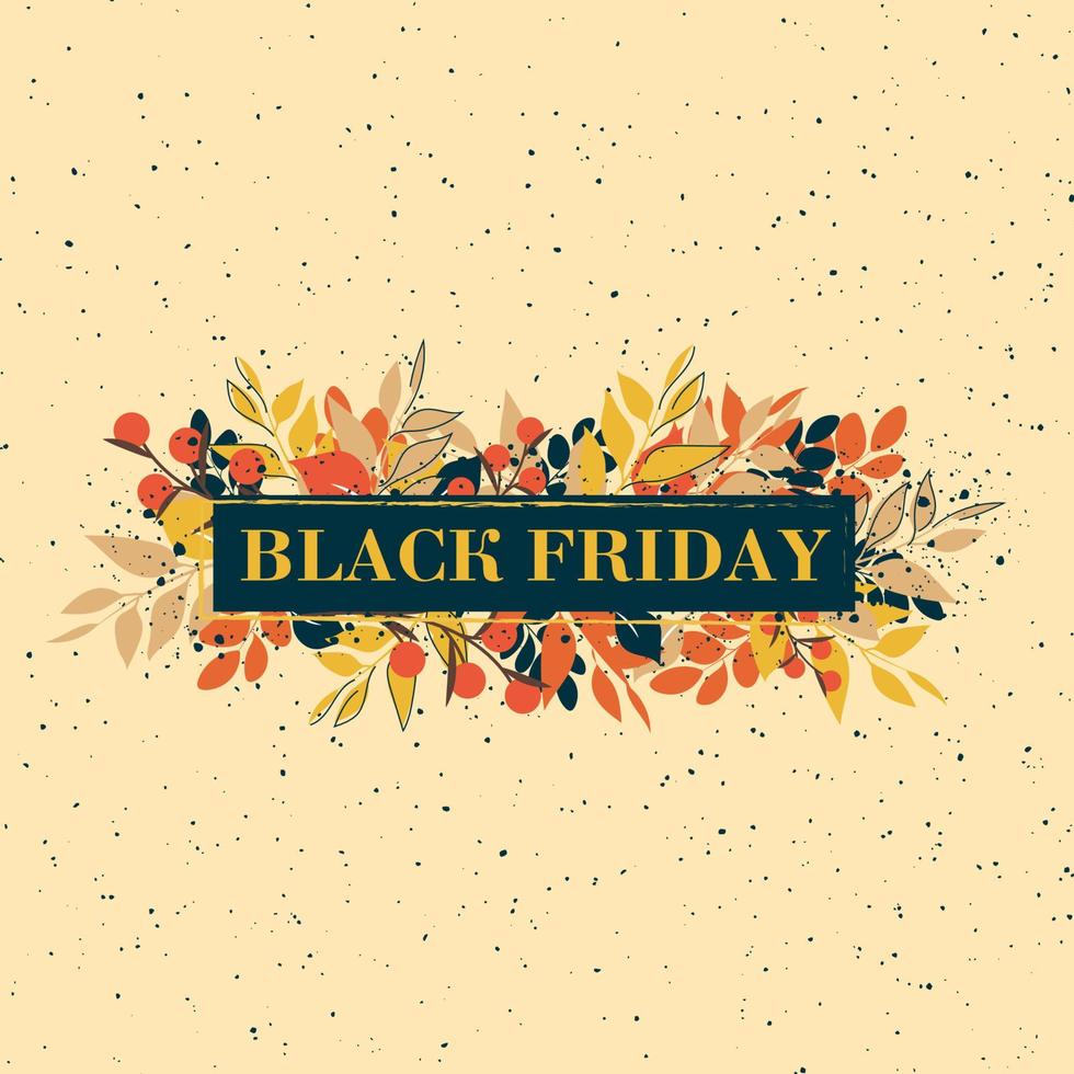 Promotional web banner template BLACK FRIDAY - Vector