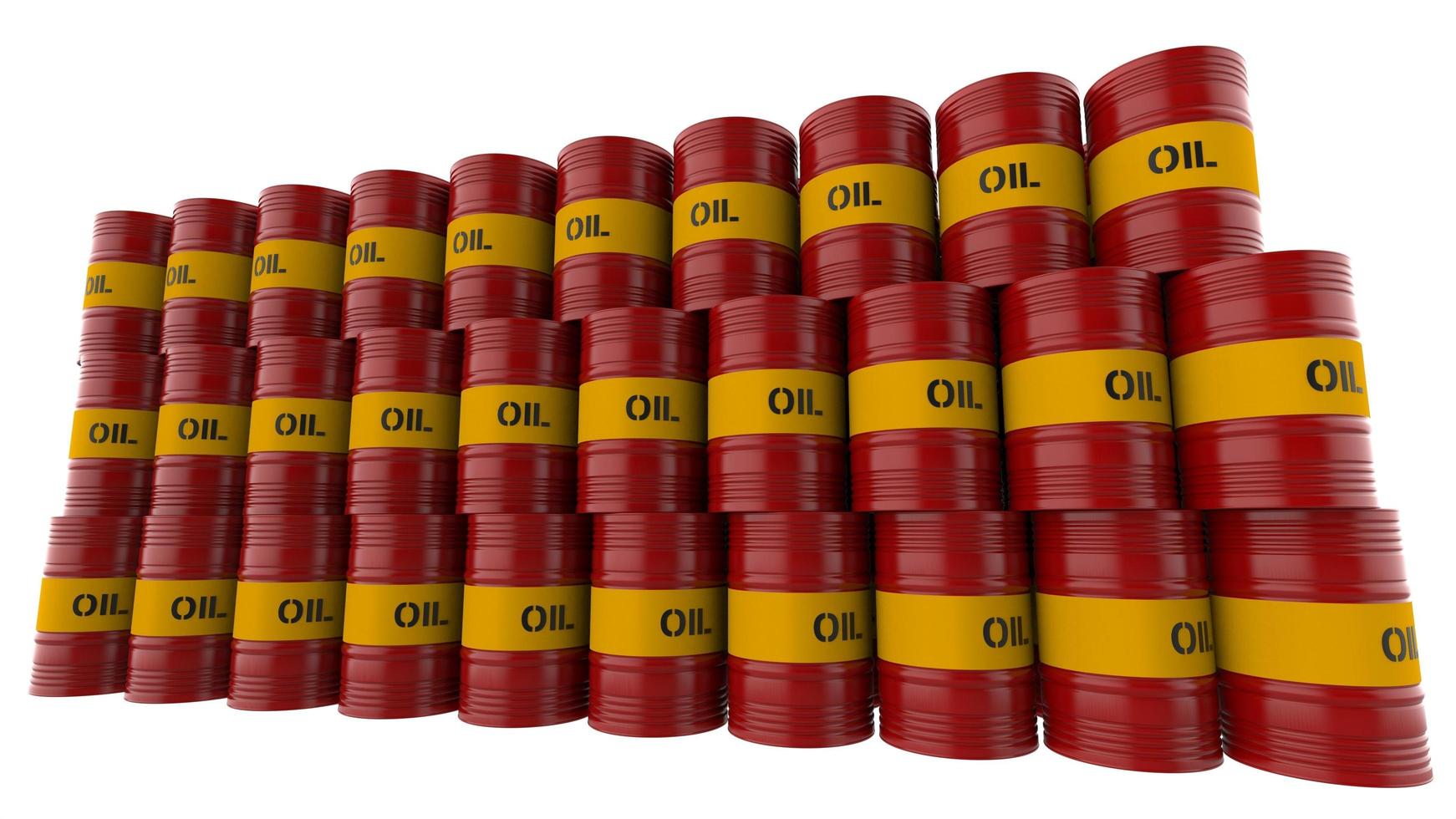 Fuel for the industry prices 3d render of the market economy and chemical derivatives illustration photo