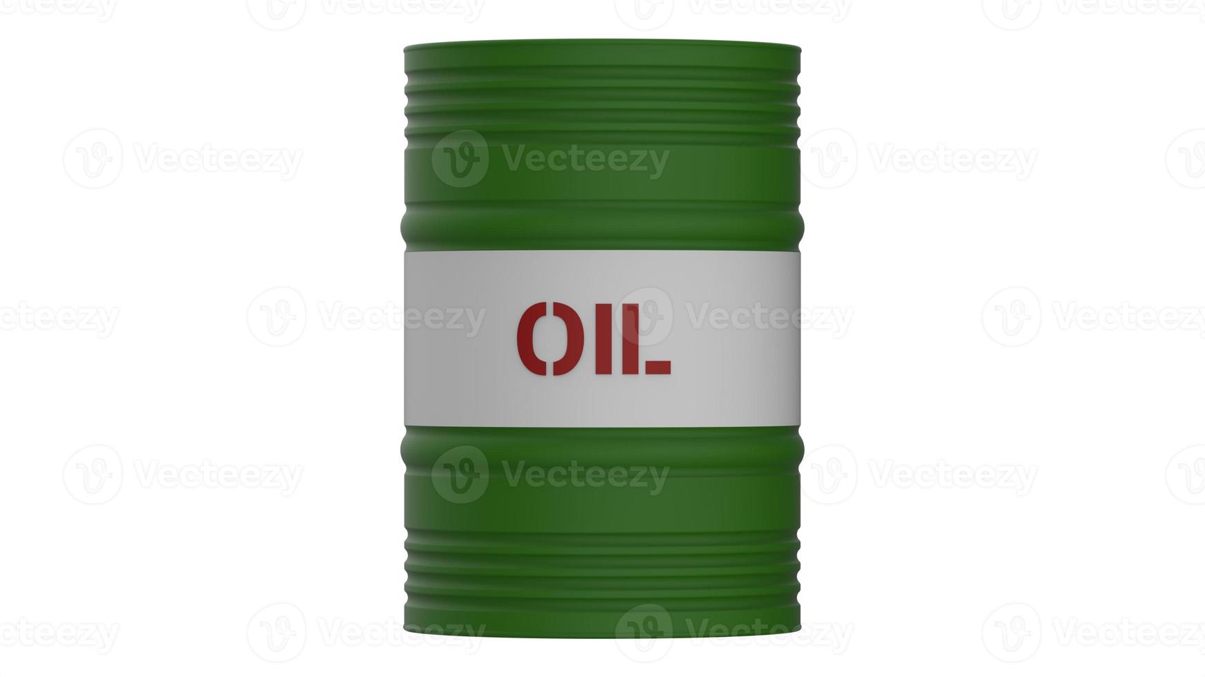 White background illustration with fuel oil gas cylinder 3d render photo