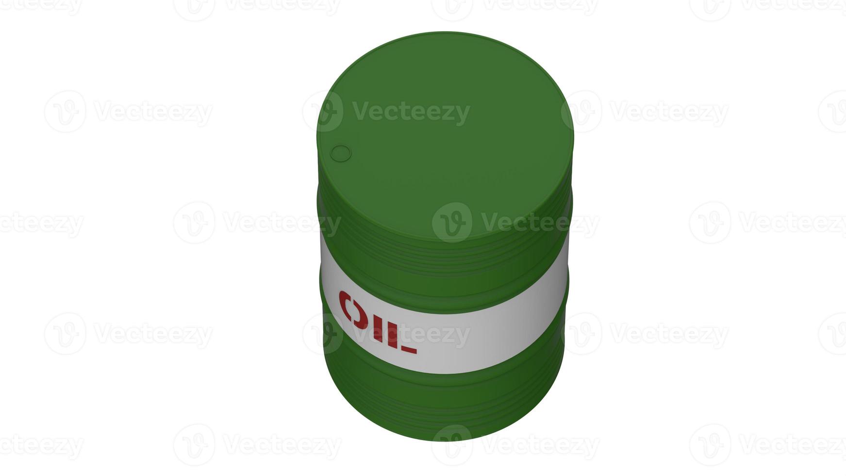 Gas fuel 3d render illustration barrels arranged in array stacked against each other photo