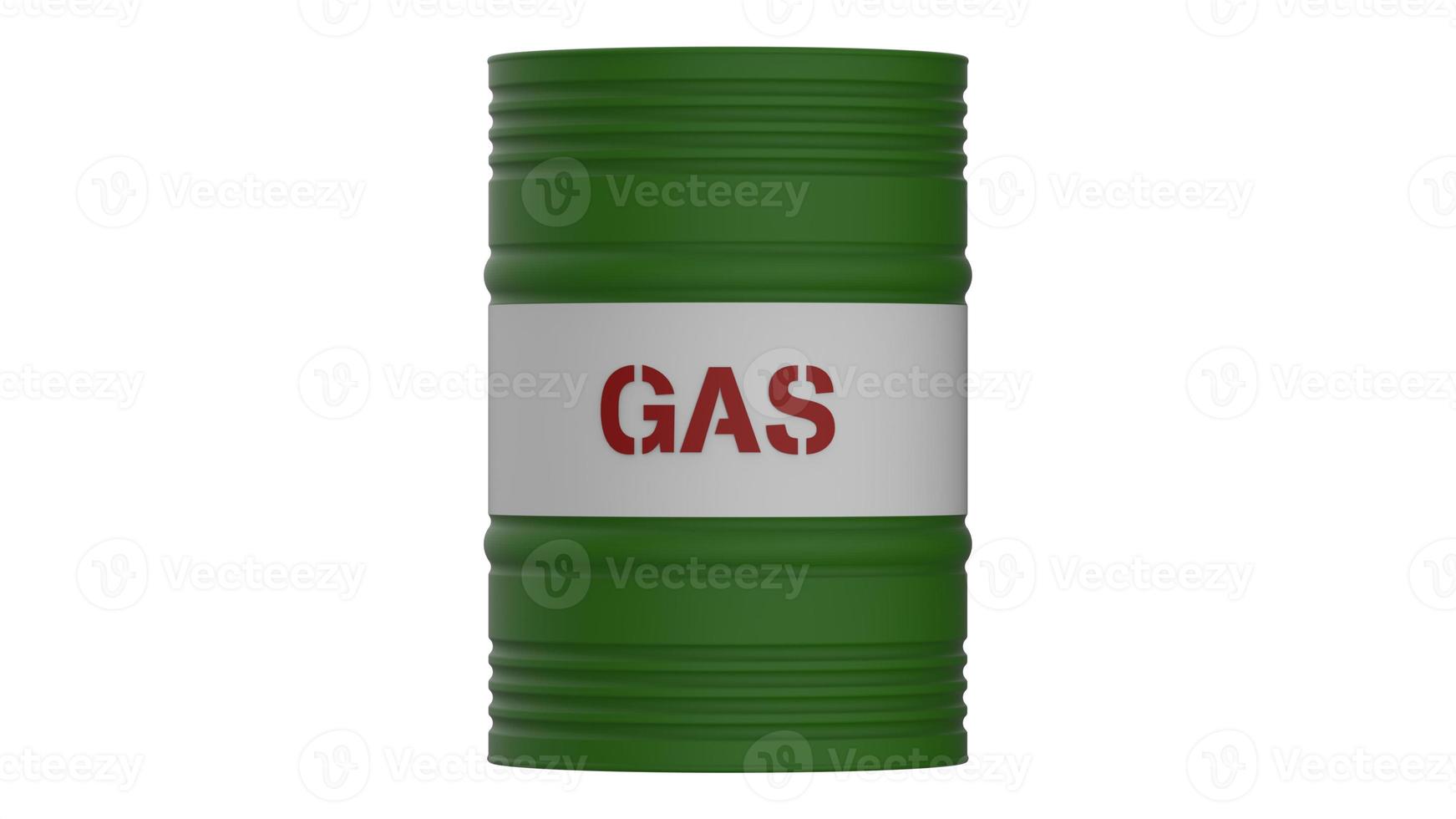 oil barrel isolated on white background 3d illustration image photo