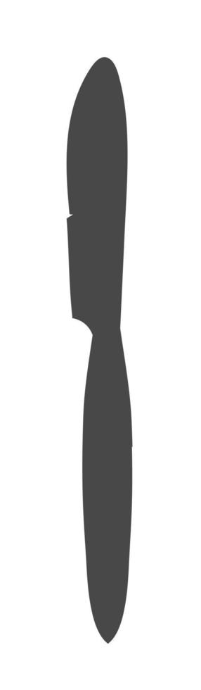 A table knife. Vector image