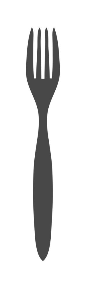 Vector fork icon. Dining fork vector illustration