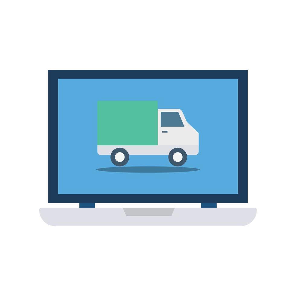 online delivery Vector icon which is suitable for commercial work and easily modify or edit it