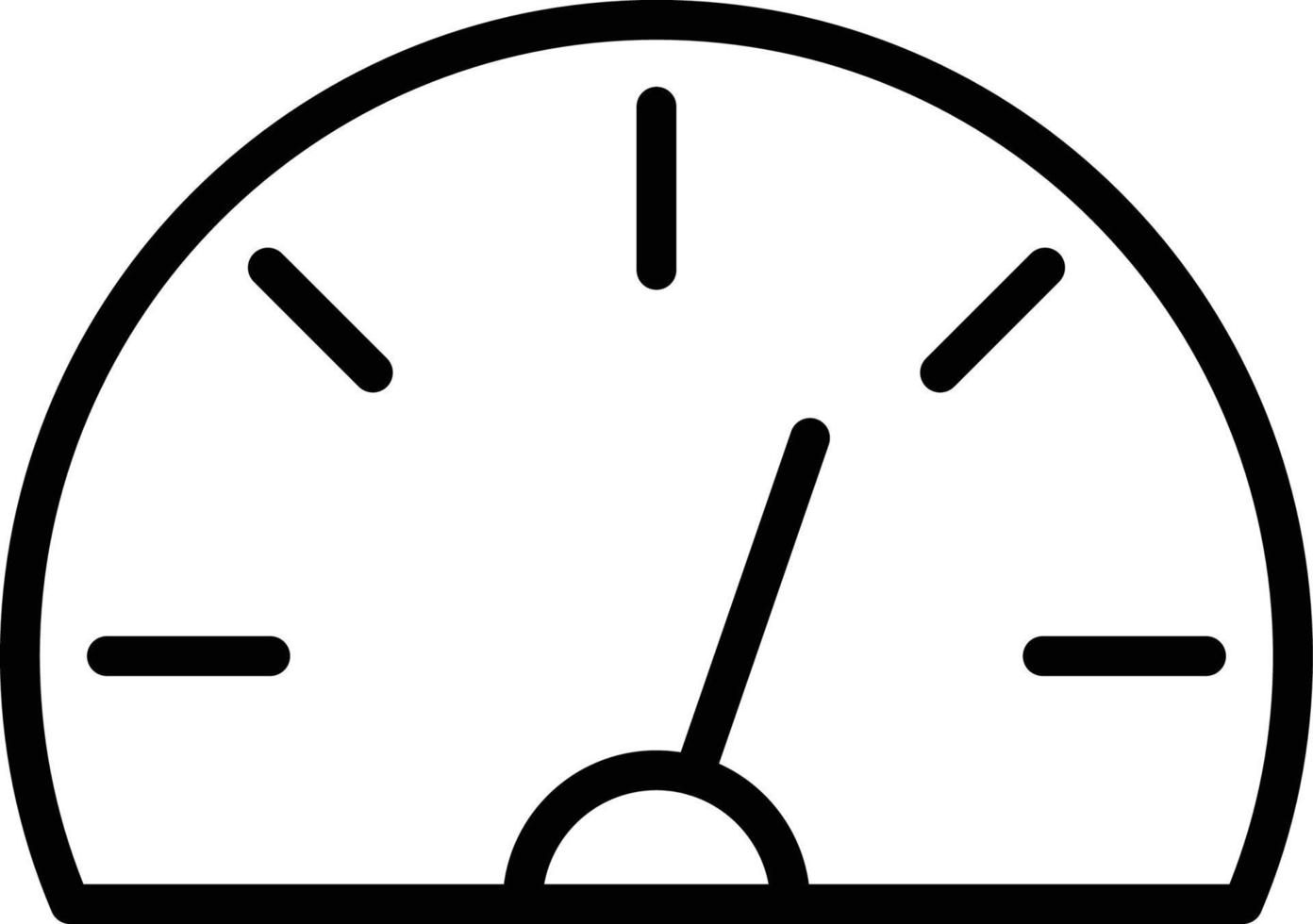 Speedometer Isolated Vector icon which can easily modify or edit