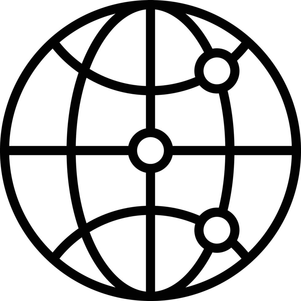 Global networking Isolated Vector icon which can easily modify or edit