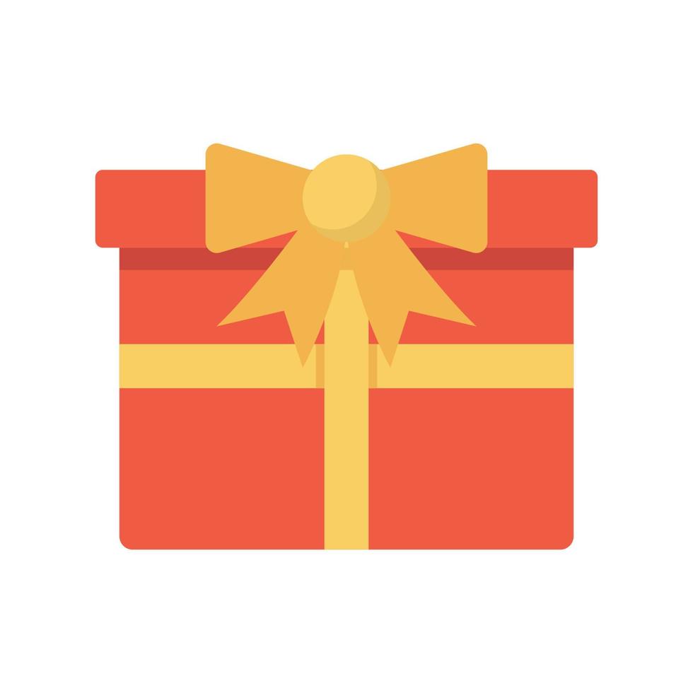 icono de vector de caja de regalo que es adecuado para el trabajo comercial y modificarlo o editarlo fácilmente