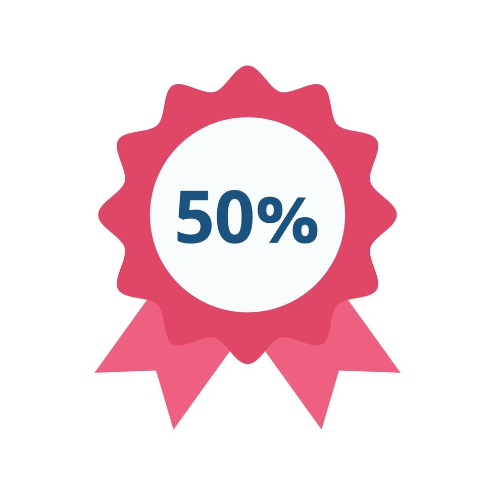 50 discount Vector icon which is suitable for commercial work and easily modify or edit it