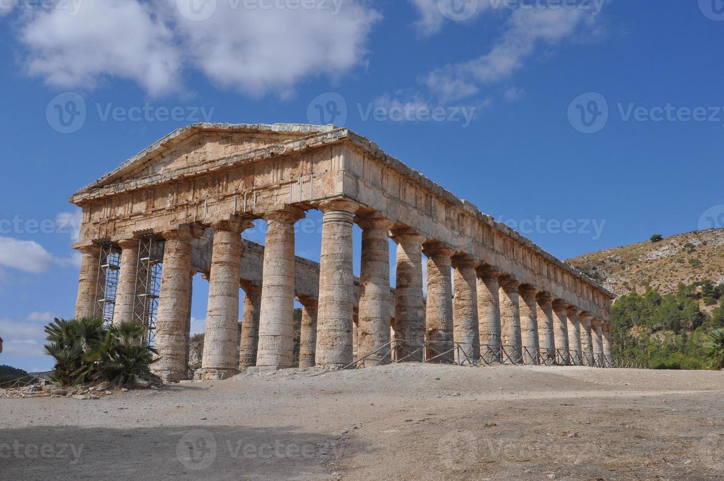 templo dórico en segesta foto