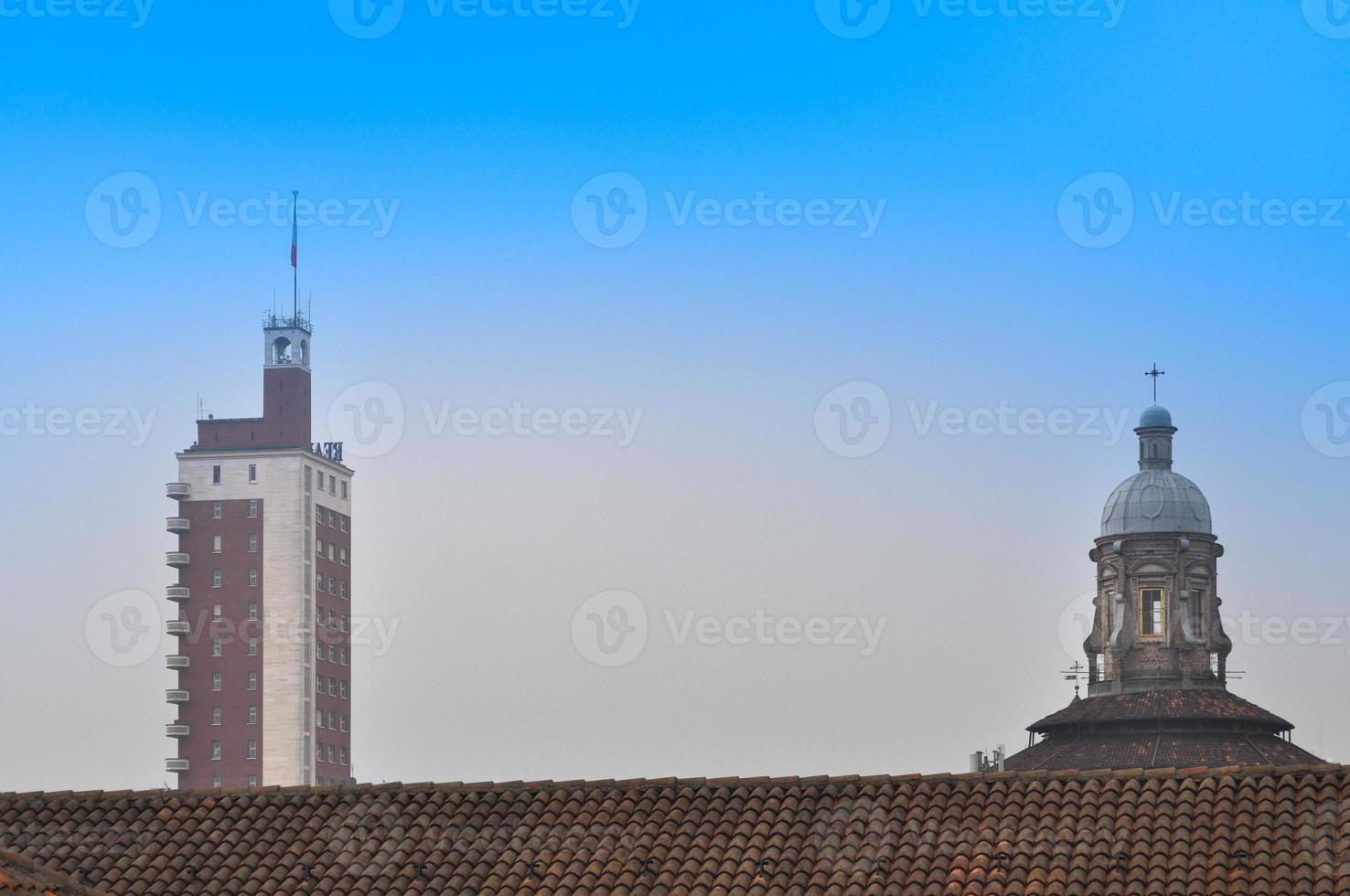 vista de la ciudad de turin foto