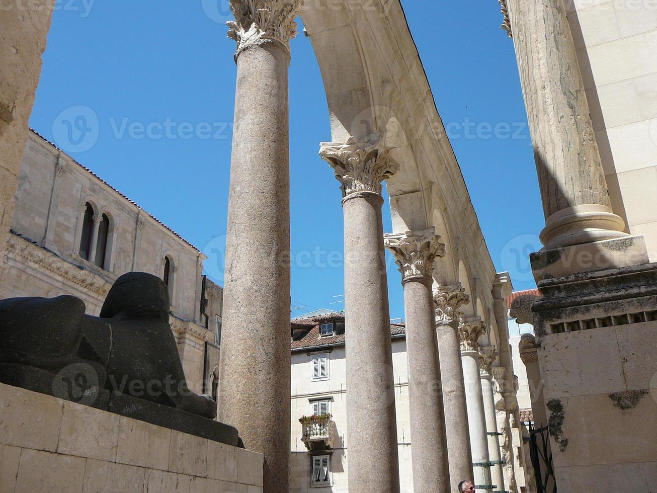 View of the city of Split photo