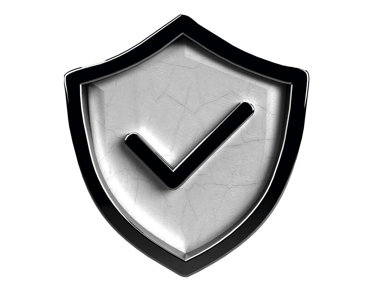 protection sign shield 3d photo