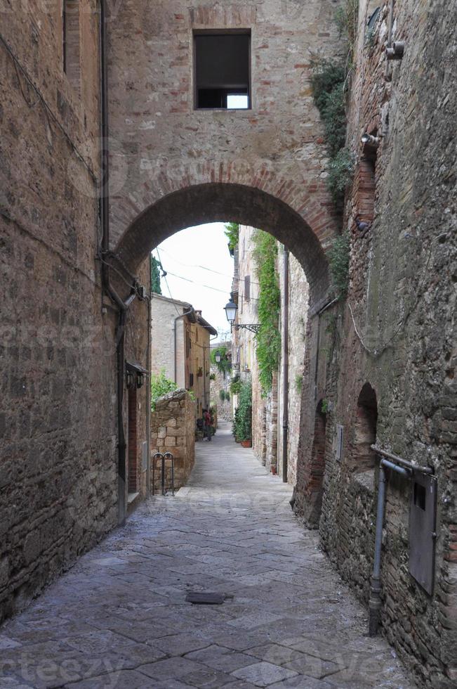 View of the city of Colle Val D Elsa photo