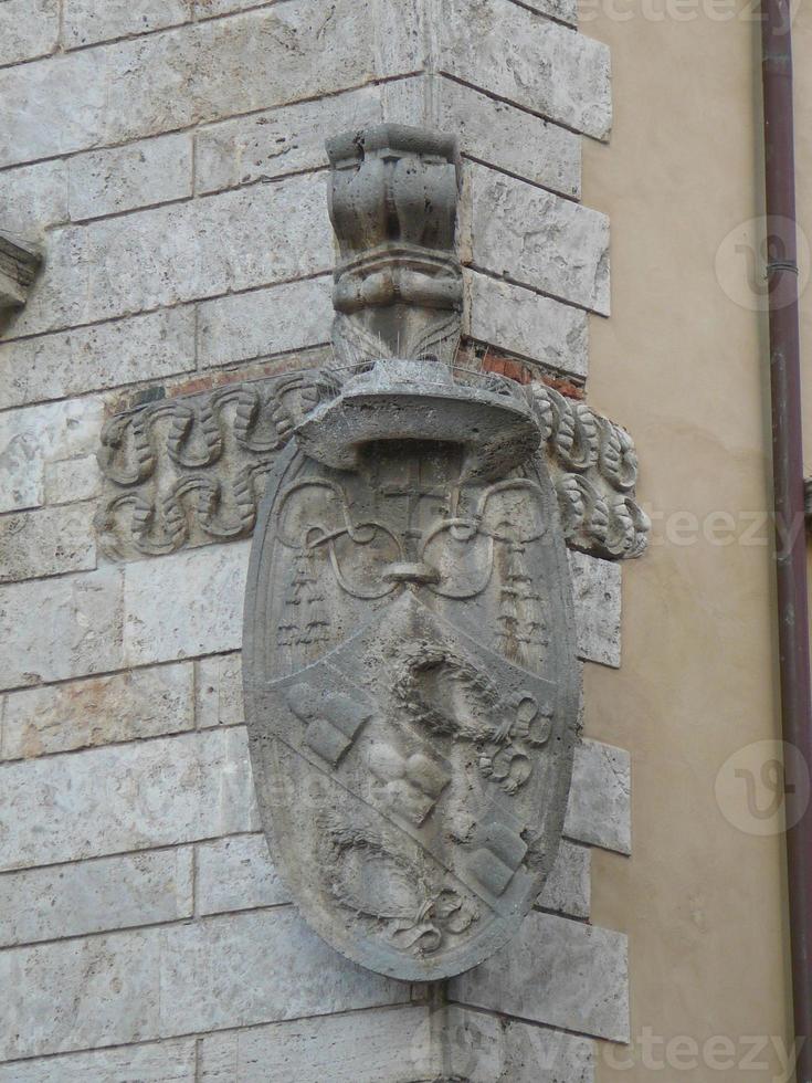 Piazza Grande Main Square , Montepulciano in Tuscany, Italy photo