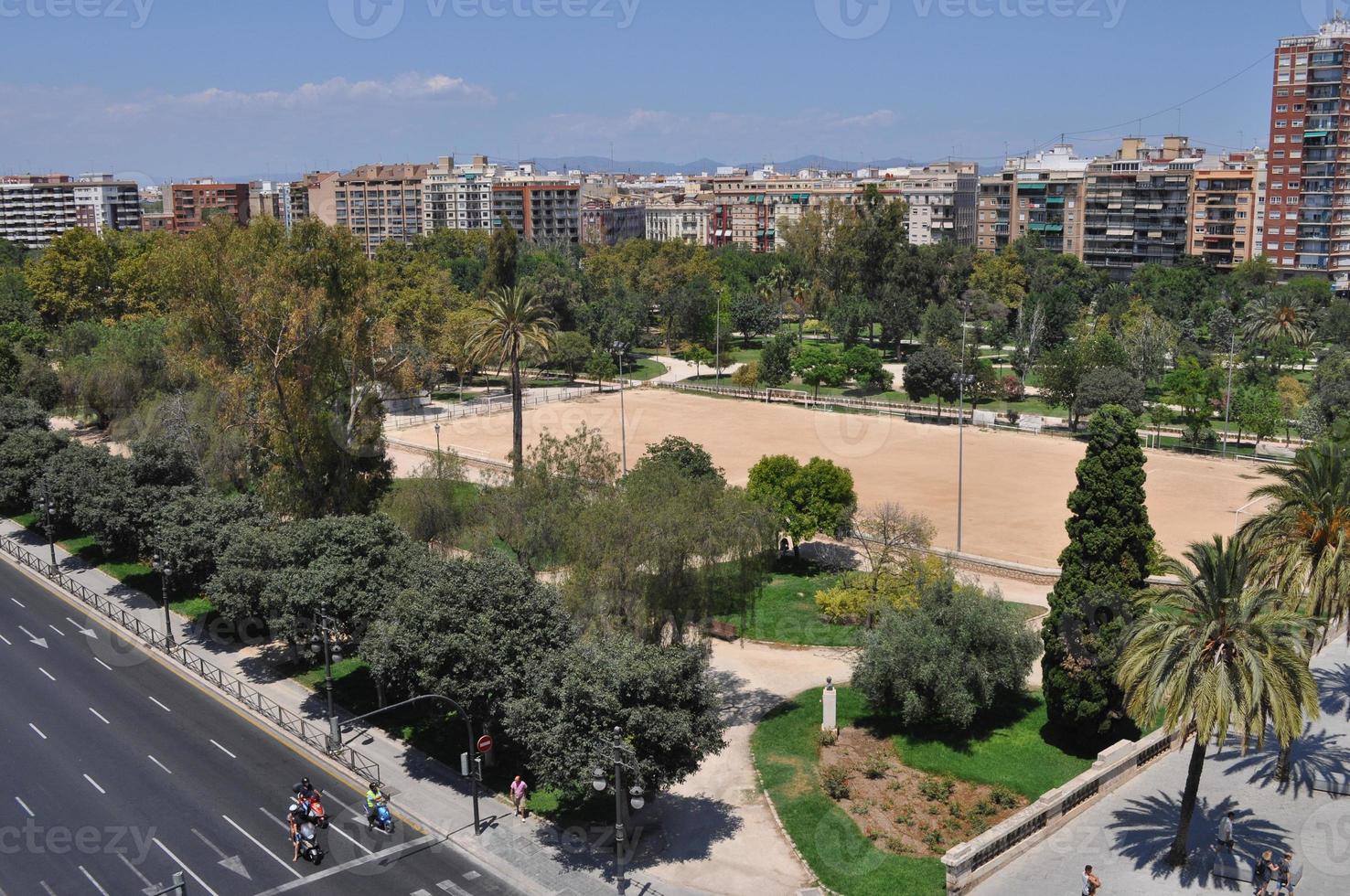 Aerial view of Valencia photo