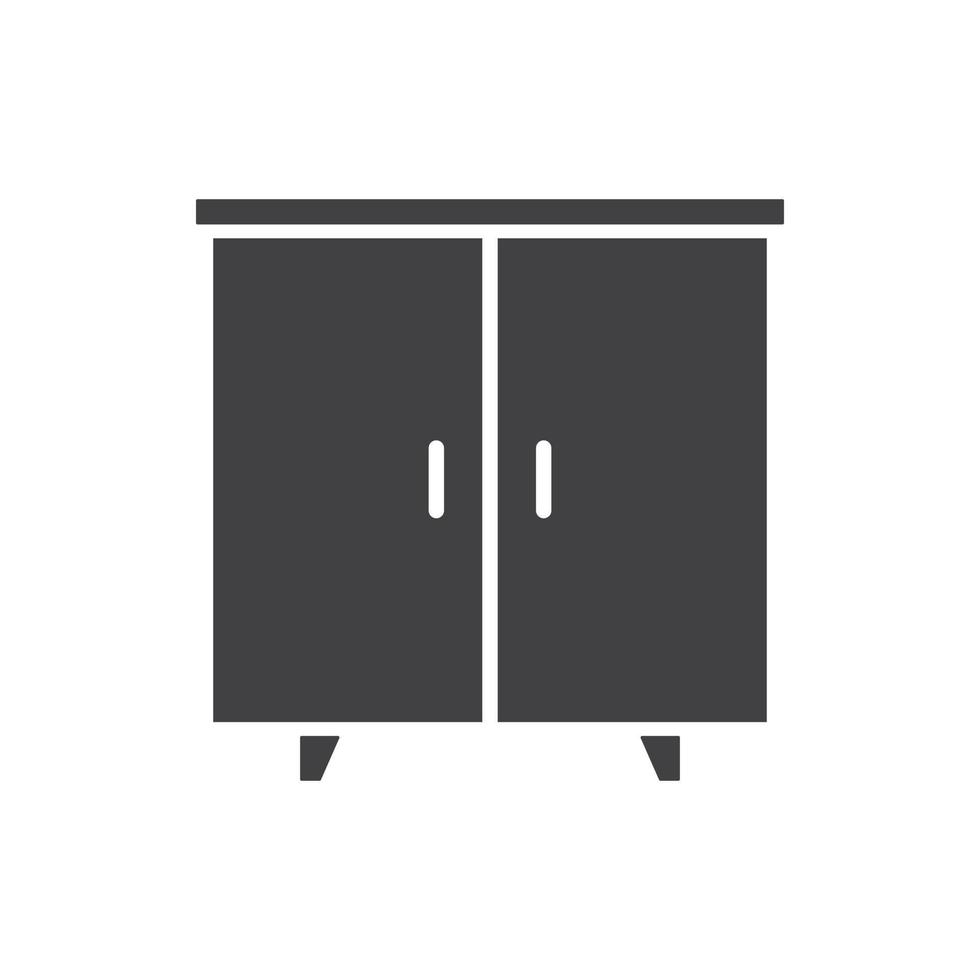 cupboard wardrobe for website graphic resource, presentation, symbol vector